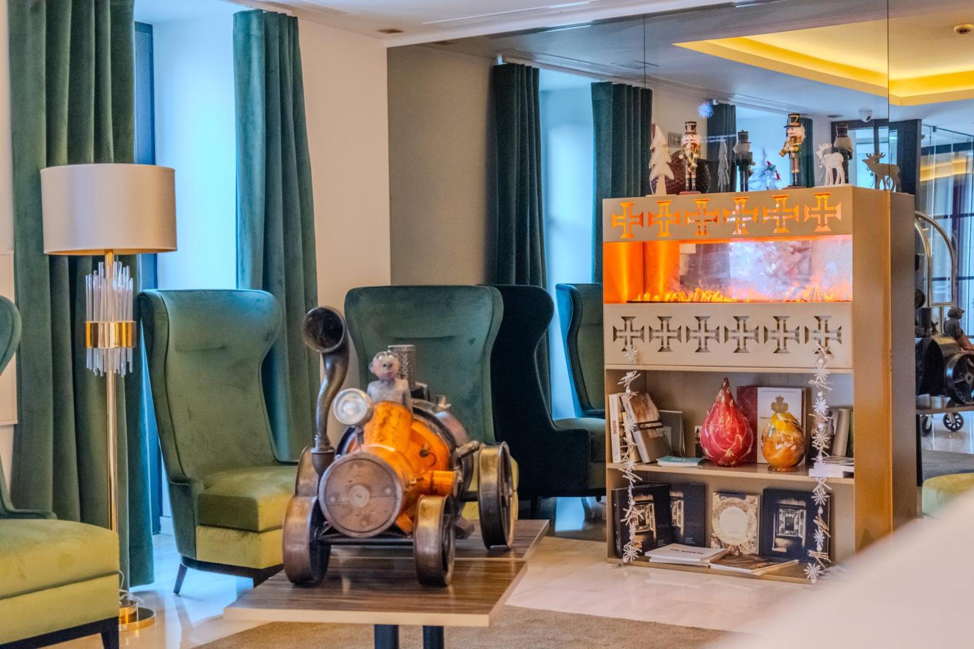 Hotel Republica Boutique Hotel Tomar Extérieur photo The lobby of the hotel